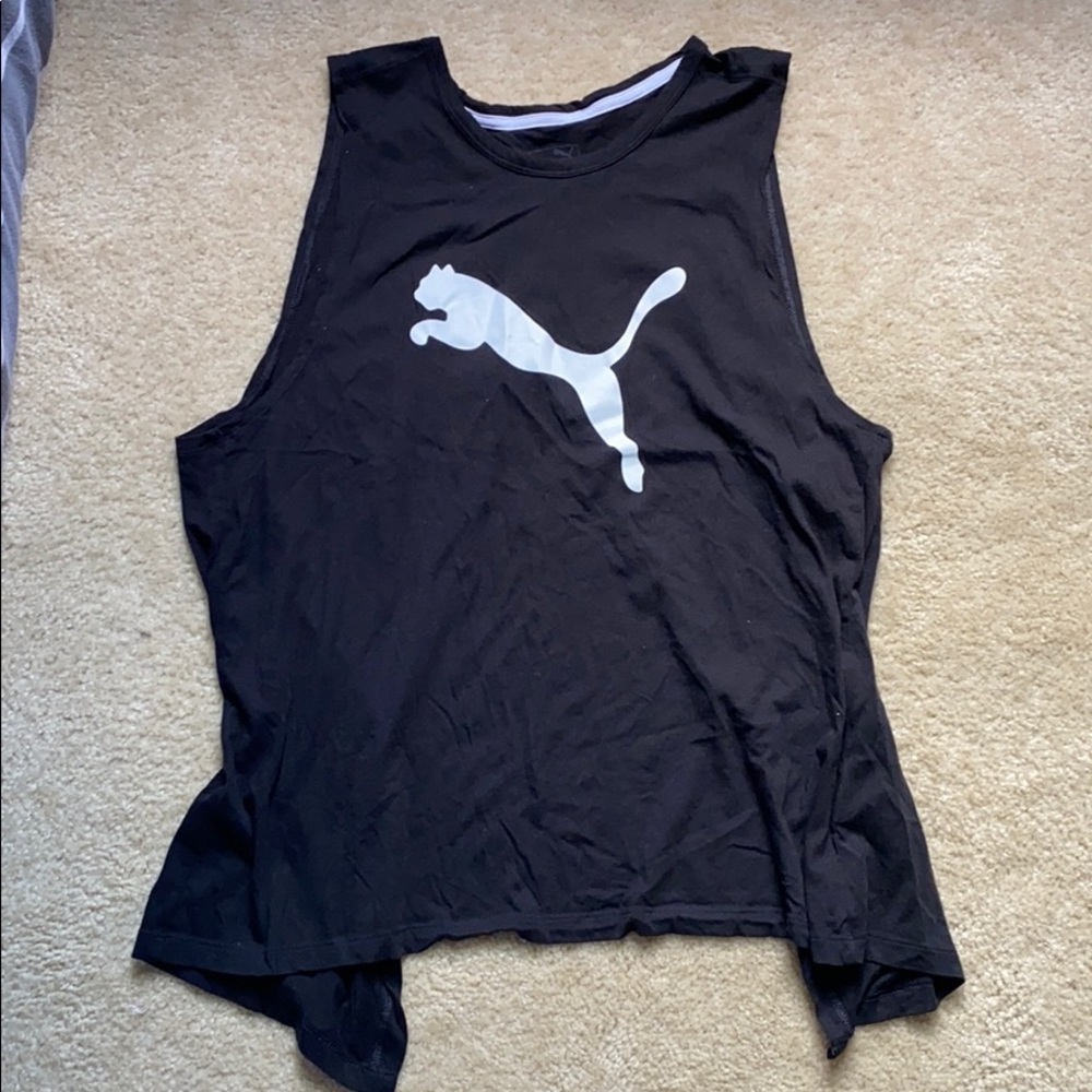 Puma open back workout tank